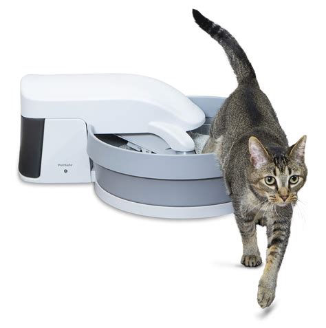 electric cleaning litter box|automatic rotating cat litter box.